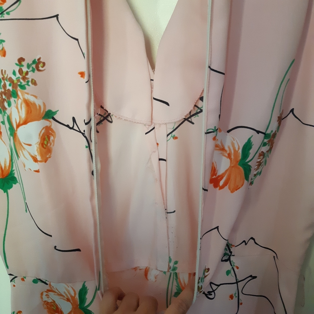 1960 Vintage Pink Sleeveless Dress Polyester Knee Length - Picture 12 of 16